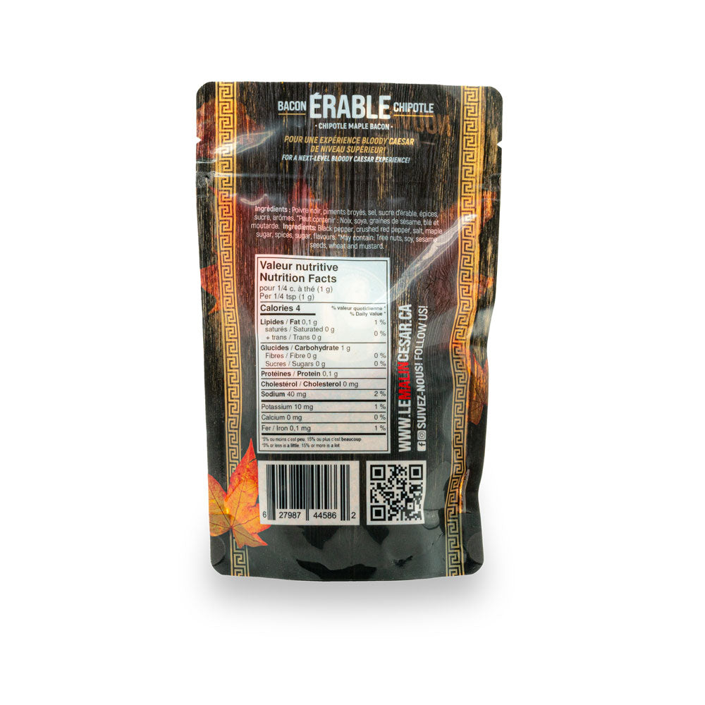 Épice à Bloody Caesar – Bacon Érable Chipotle