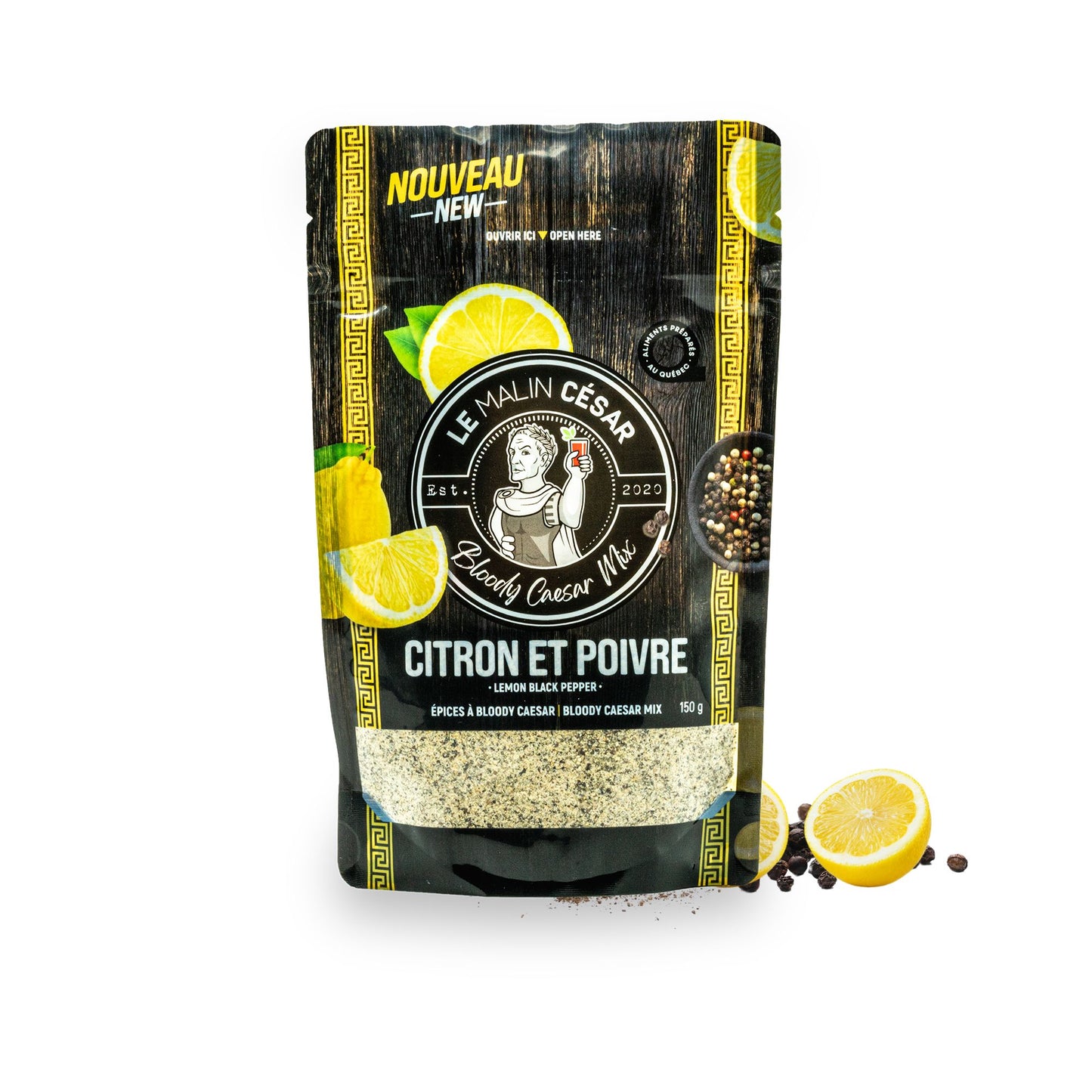 Épice à Bloody Caesar – Citron et Poivre