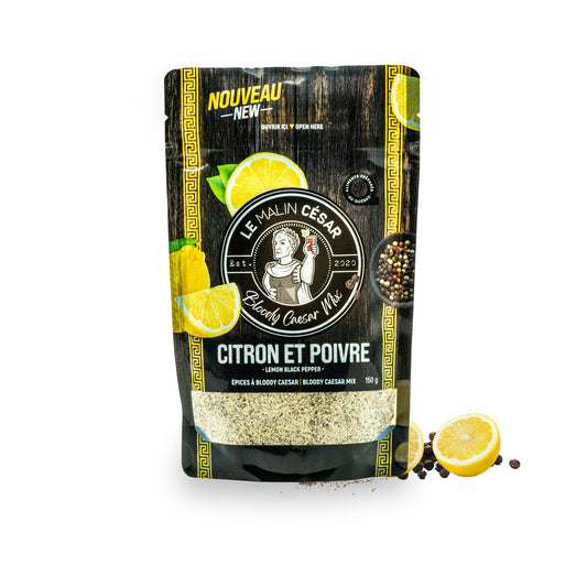 Épice à Bloody Caesar – Citron et Poivre