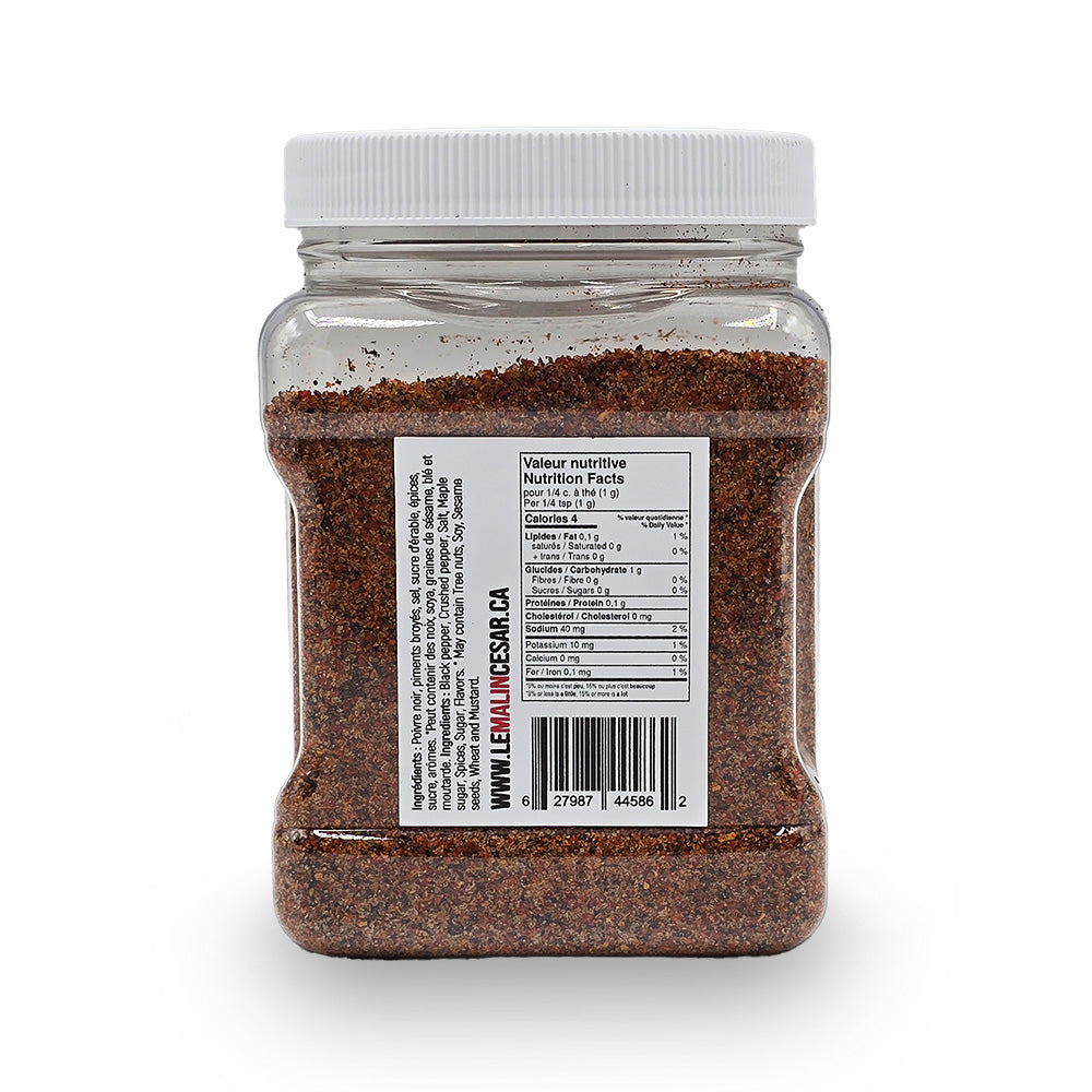 Épice à Bloody Caesar – Bacon Érable Chipotle 500g