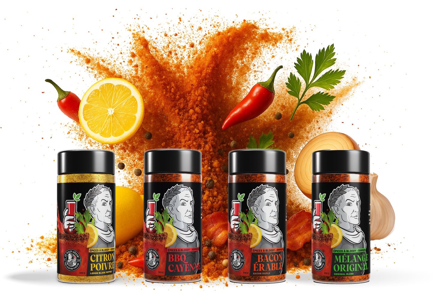 Le 4 pack d'épices!